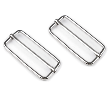 Stegschnalle Nickel - 50 mm